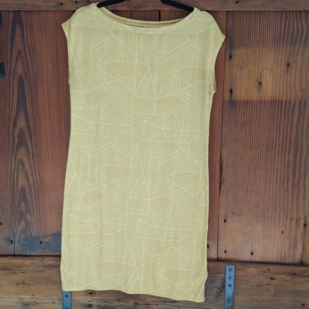 Prana Yellow sun dress